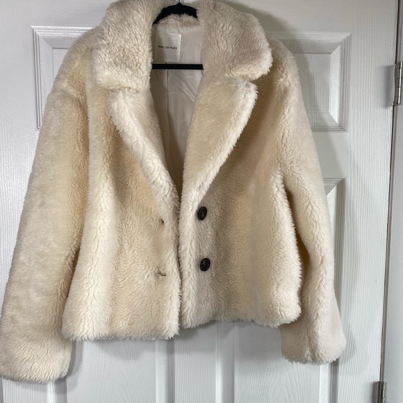 Avec Les Filles Faux Fur Coat Size: XL - Picture 7 of 12